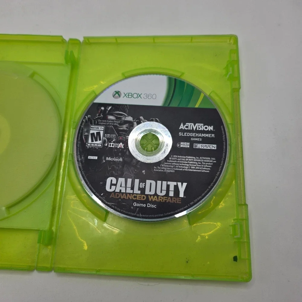 Activision Call of Duty Advanced Warfare Xbox 360 2-Disc Set FPS Shooter Game